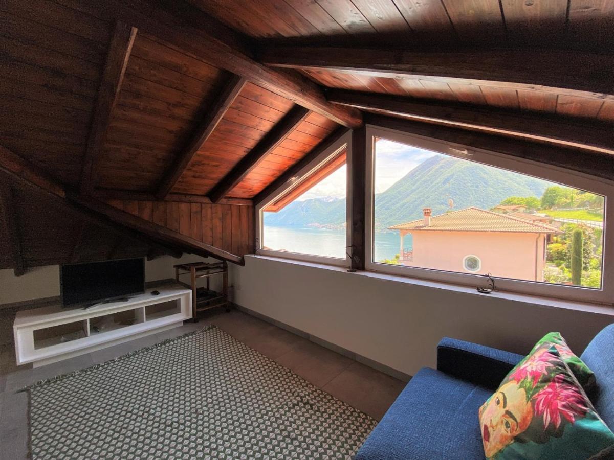 Апартаменты La Rondinella - Loft With Fantastic View On Lake Como Ардженьо Экстерьер фото