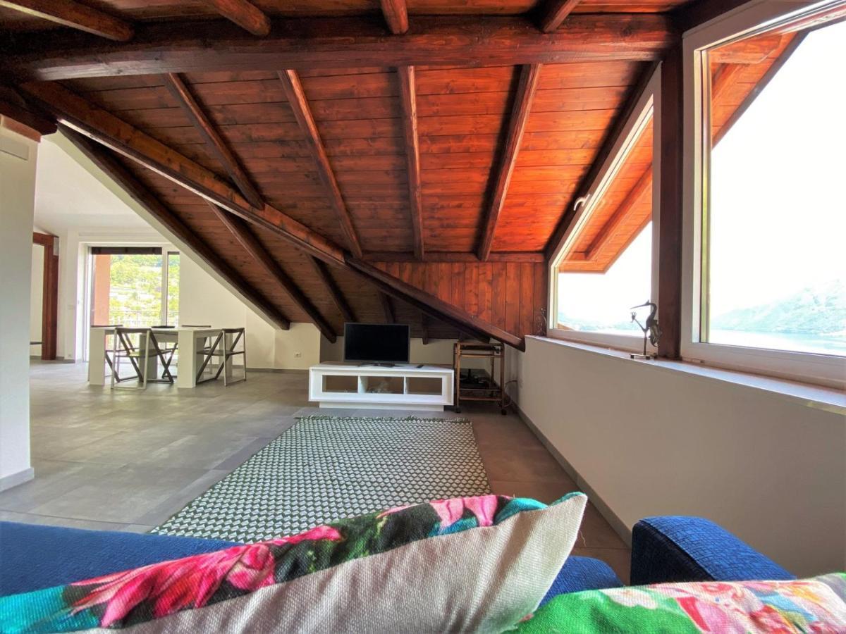 Апартаменты La Rondinella - Loft With Fantastic View On Lake Como Ардженьо Экстерьер фото